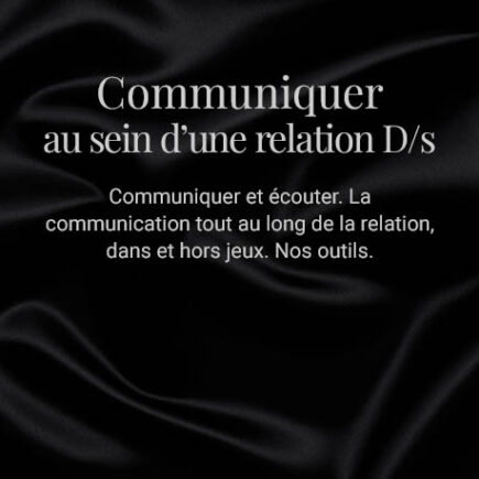 Communication couple BDSM