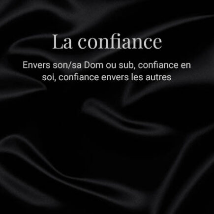 Confiance BDSM