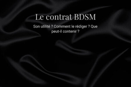 Contrat BDSM