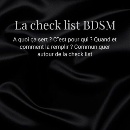 Checklist BDSM