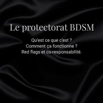 Protectorat BDSM définition et rôle du protecteur